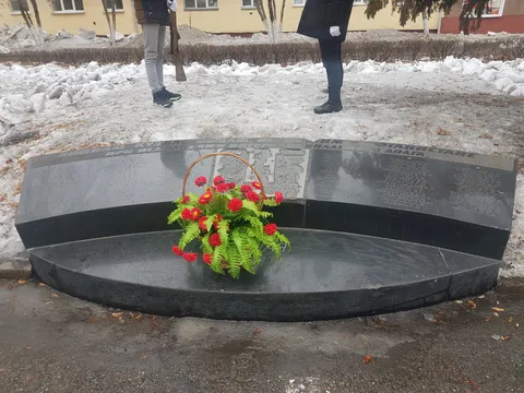 Памятник воинам-кузбассовцам, погибшим в Афганистане
