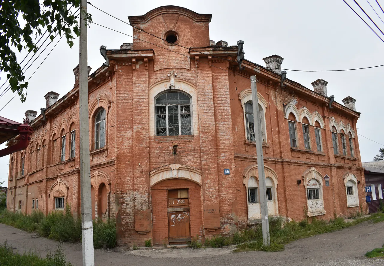 Каменное здание городской бани, 1905 год
