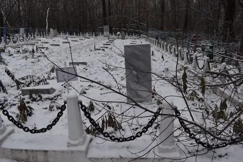 Захоронение воинов, умерших от ран в эвакогоспиталях в годы Великой Отечественной войны